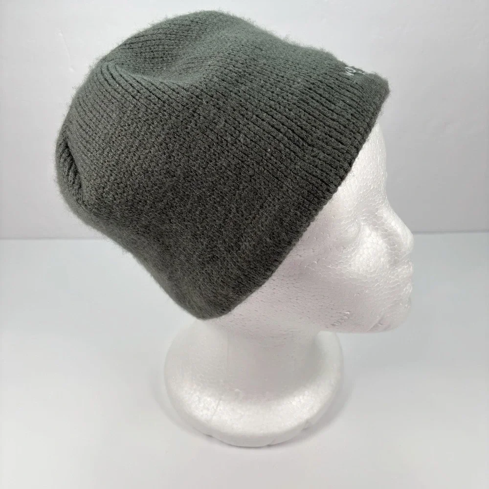 The North Face Gray Knit Fleece Lined Beanie Hat Unisex One Size Outdoor